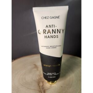 Chez Gagne~Anti Granny Hands~Moisturizing Orange Vanilla Vegan Hand Cream~3.4oz